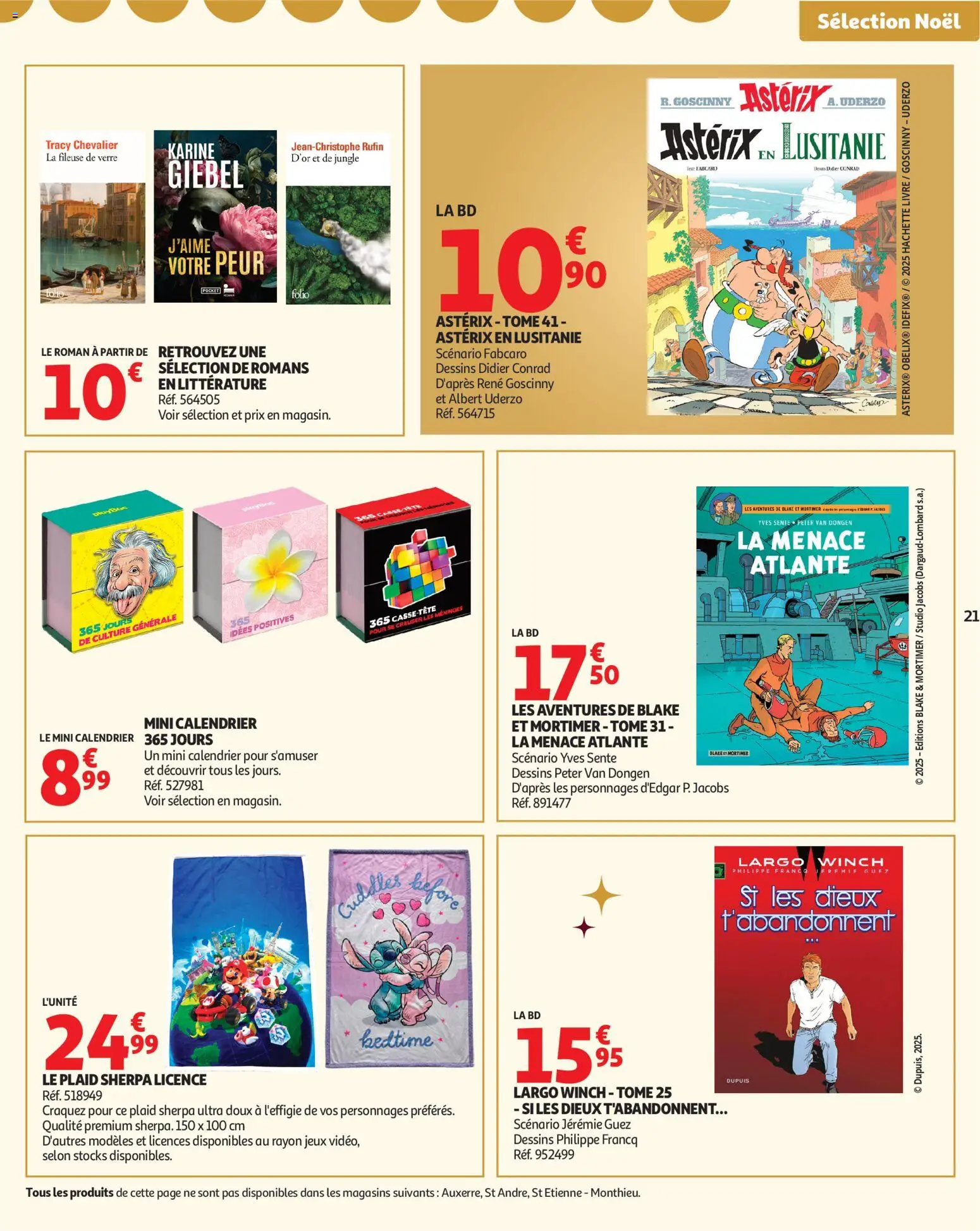 {H1} | Page: 21 | Produits: Calendrier, Jeux, Livre