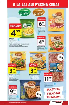 Pogląd oferty "Intermarche Gazetka" - ważna od 30.10.2025 | Strona: 25 | Produkty: Kalafior, Szynka, Fasolka szparagowa, Frytki