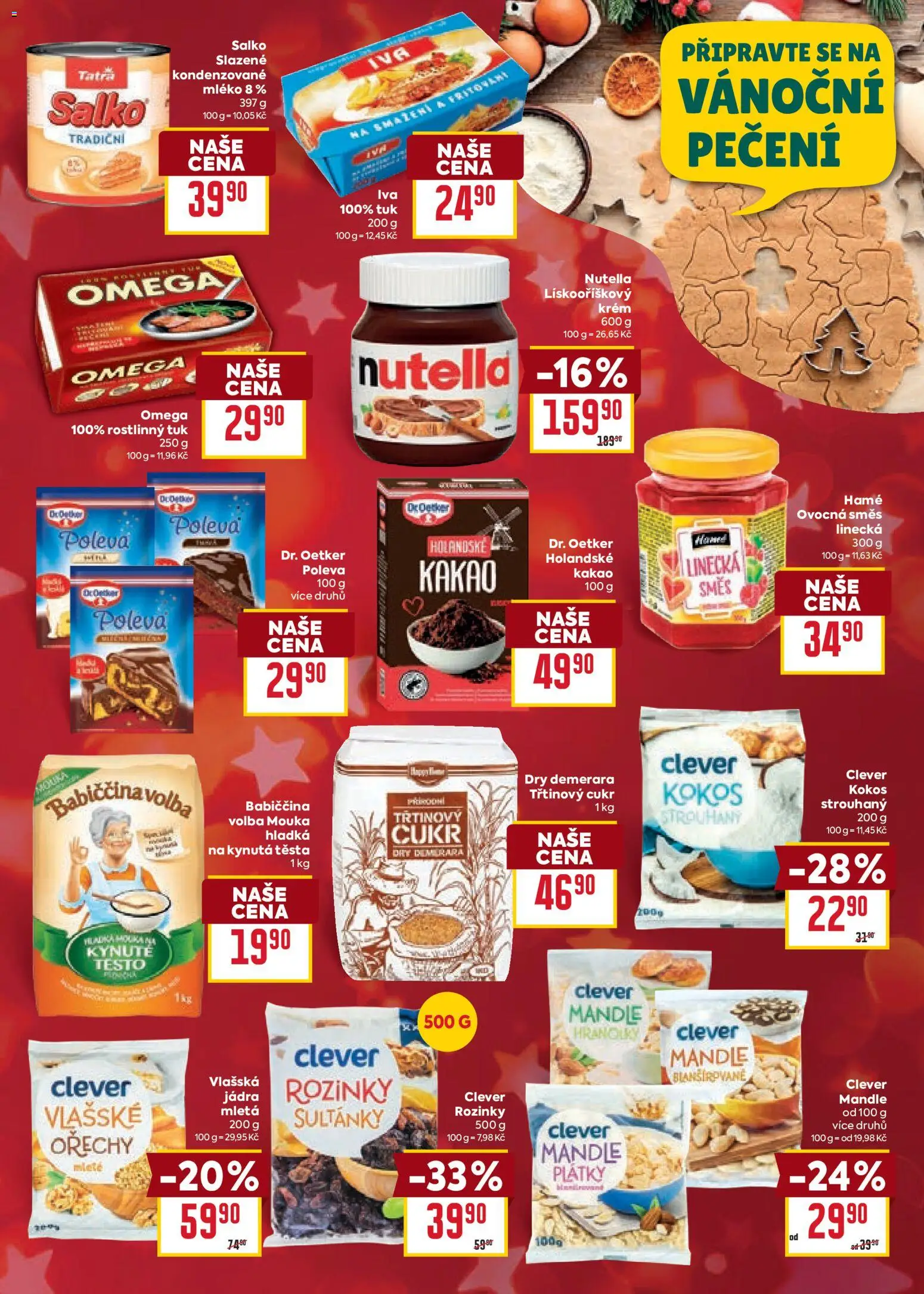 Billa Velký leták od 10.12.2025 | Strana: 7 | Produkty: Mléko, Hranolky, Krém, Mouka