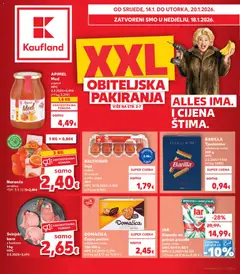Katalog Kaufland - Pregled kataloga iz trgovine Kaufland, vrijedi od 14.01.2026
