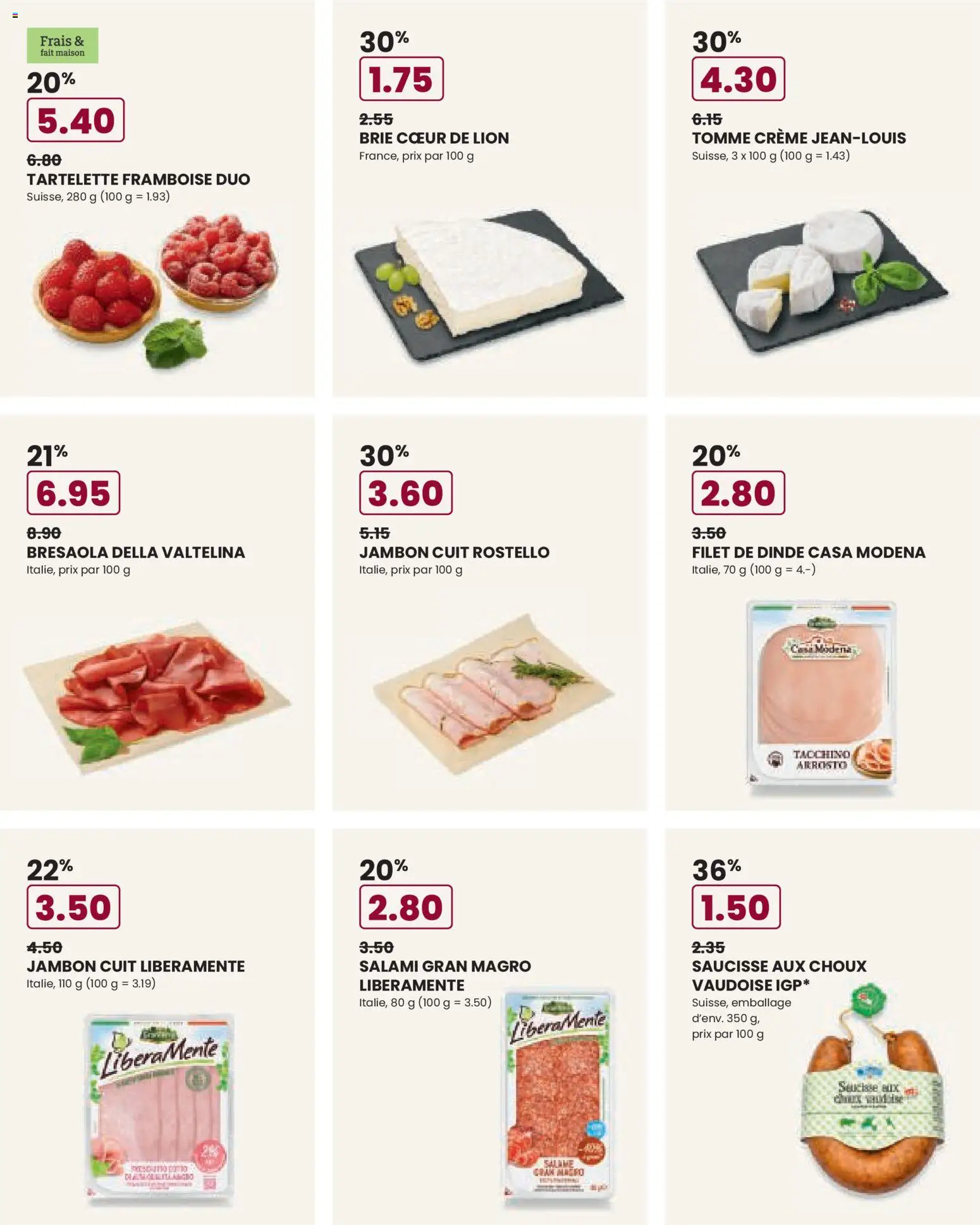 Manor Aktionen FR – gültig ab 06.01.2026 | Seite: 4 | Produkte: Salami, Creme