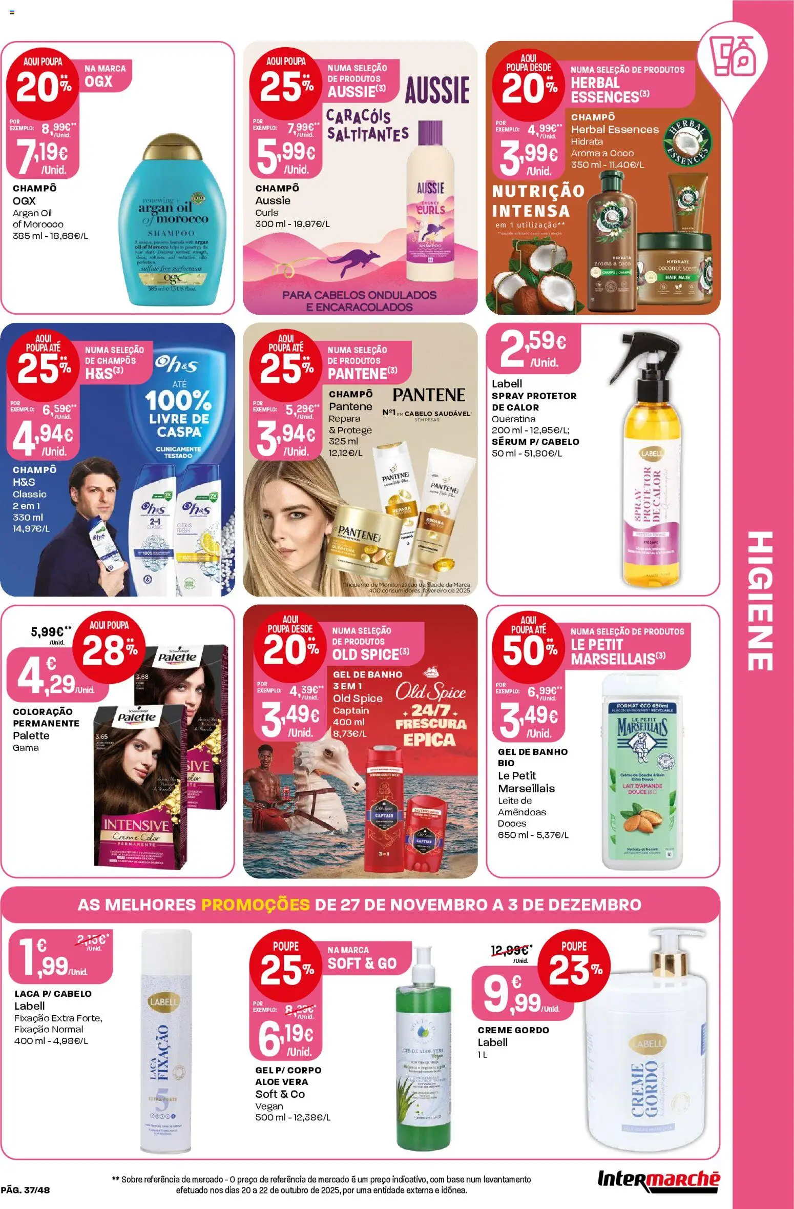 Intermarché - Black Friday │ válido de 27.11.2025 | Página: 37 | Produtos: Shampoo, Gel de banho, Banho, Creme