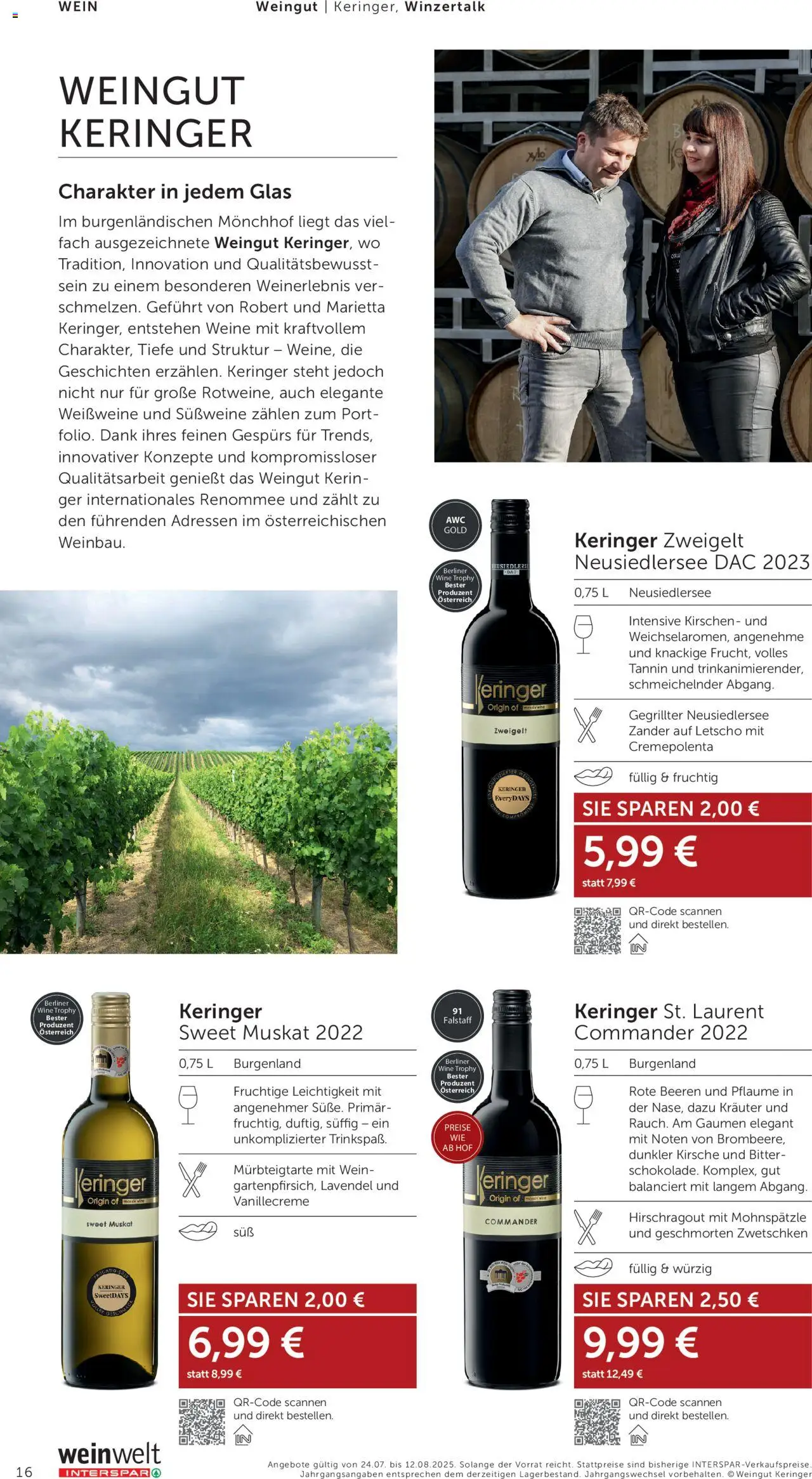 Interspar Wein Welt gültig ab 24.07.2025 | Seite: 16 | Produkte: Wein