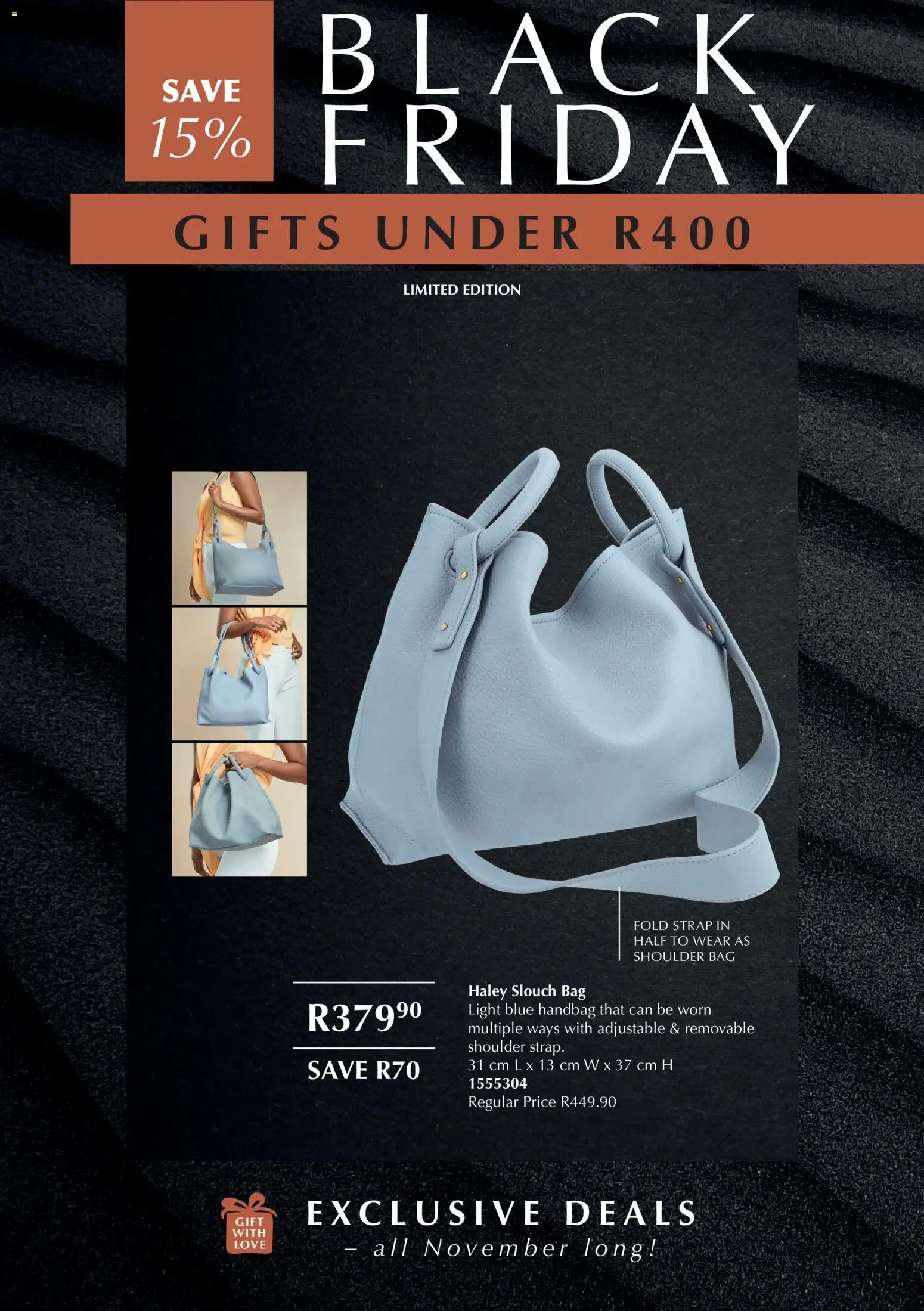 New Justine catalogue – valid from 01.11.2025 | Page: 12 | Products: Handbag, Bag, Light