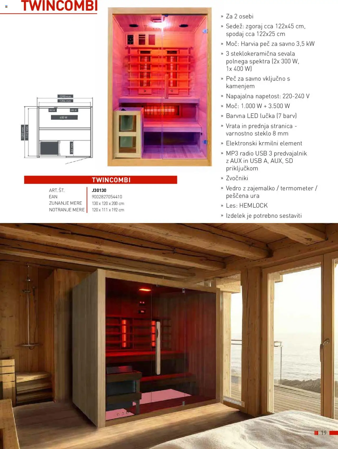 Bauhaus katalog wellness │ velja od 01.01.2025 | Stran: 19 | Izdelki: Ura, Radio, Predvajalnik, Termometer