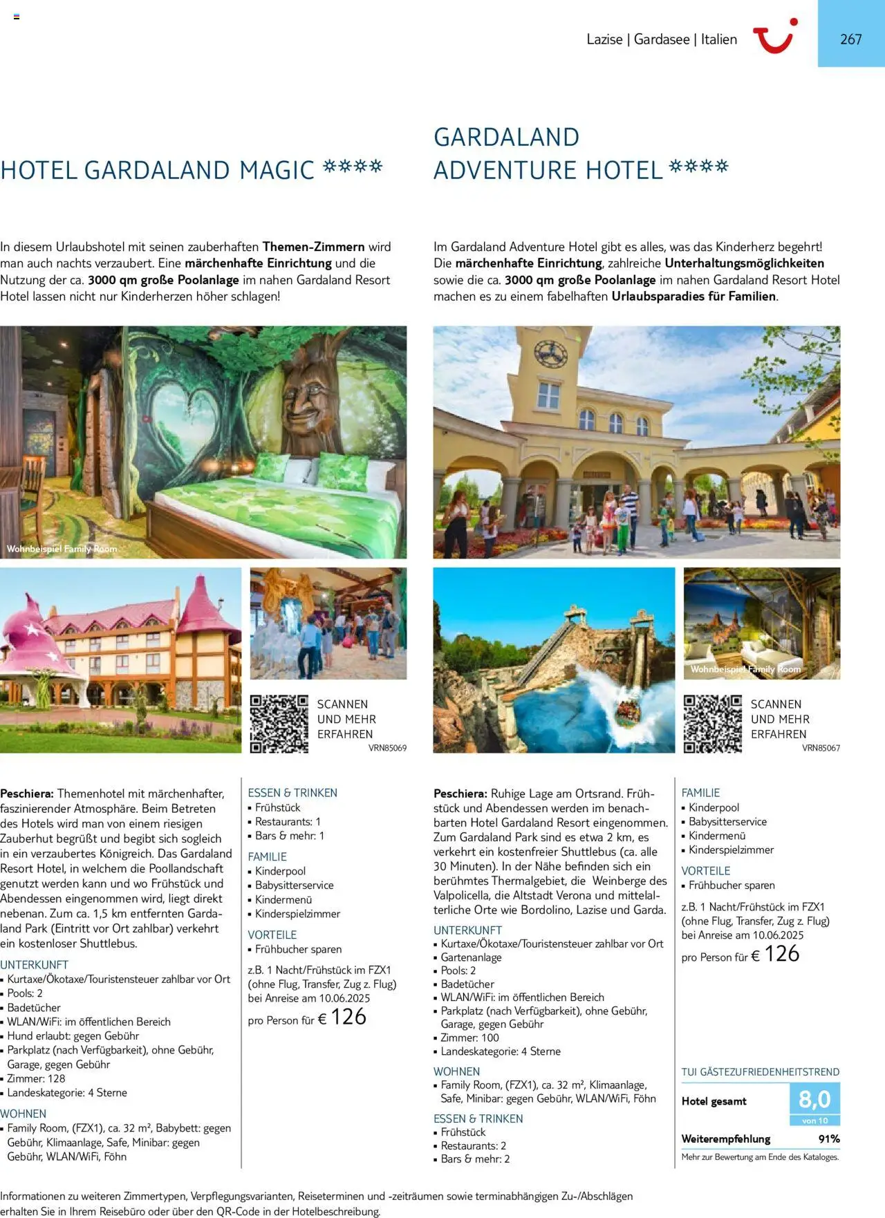 Aida - Urlaub mit eigener Anreise 2025/26 – gültig ab 01.11.2024 | Seite: 267 | Produkte: Babybett, Föhn