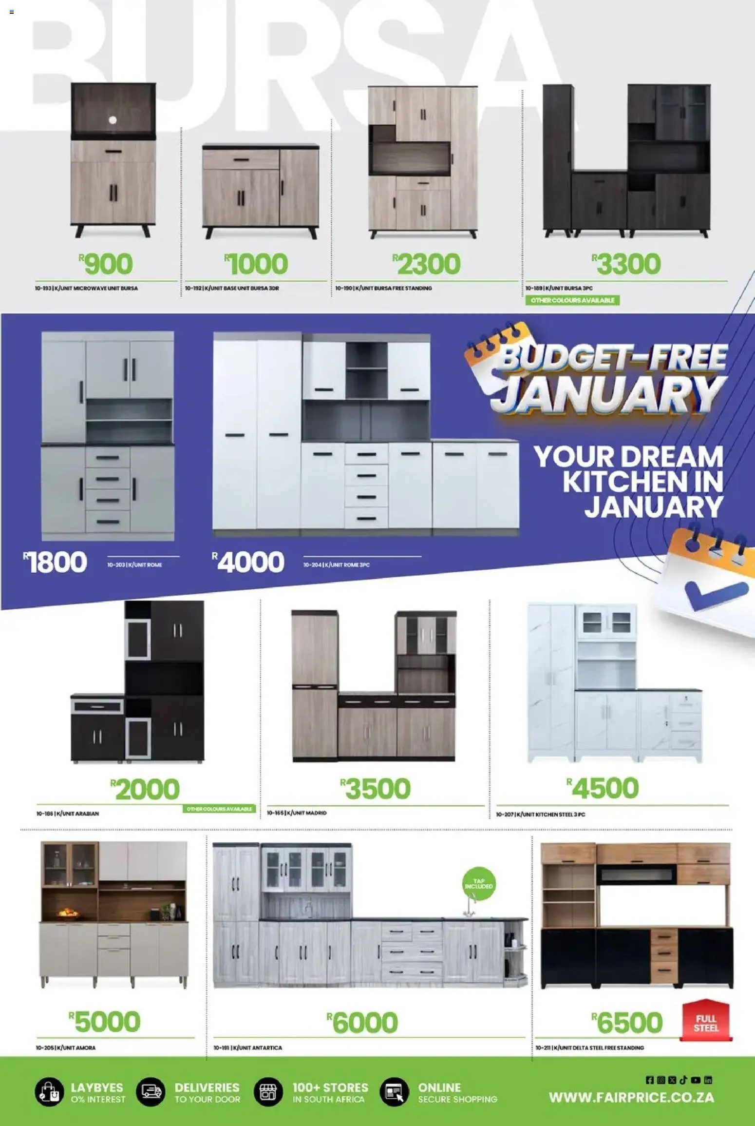 New Fair Price catalogue – valid from 01.01.2026 | Page: 19 | Products: PC, Microwave, Tap