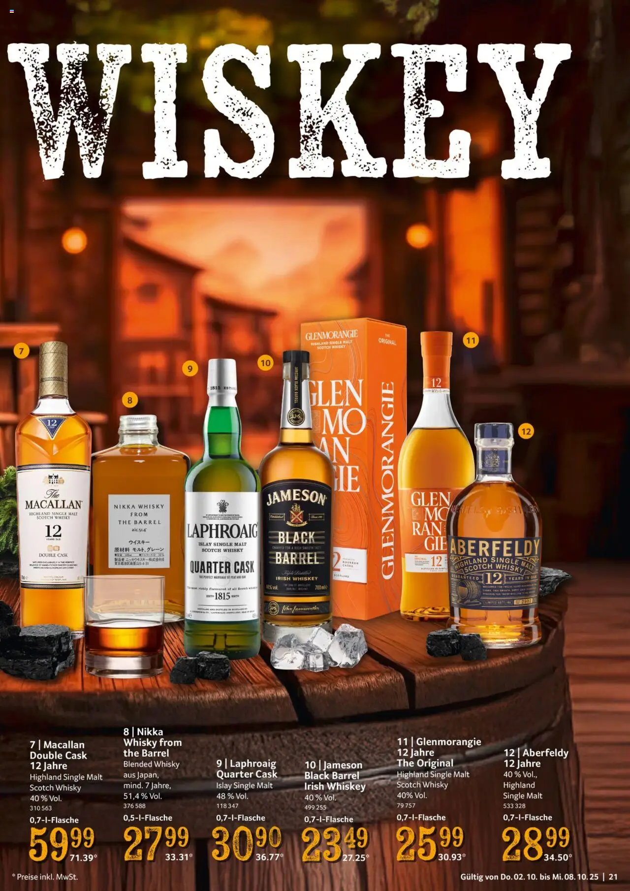Selgros Prospekt 	 – gültig ab 02.10.2025 | Seite: 21 | Produkte: Whisky, Jameson, Whiskey