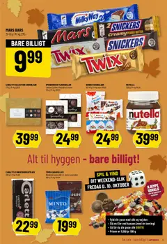 Løvbjerg - Tilbudsavis gyldig fra 10.10.2025 | Side: 15 | Produkter: Chokolade, Flødeboller, Nutella, Spil