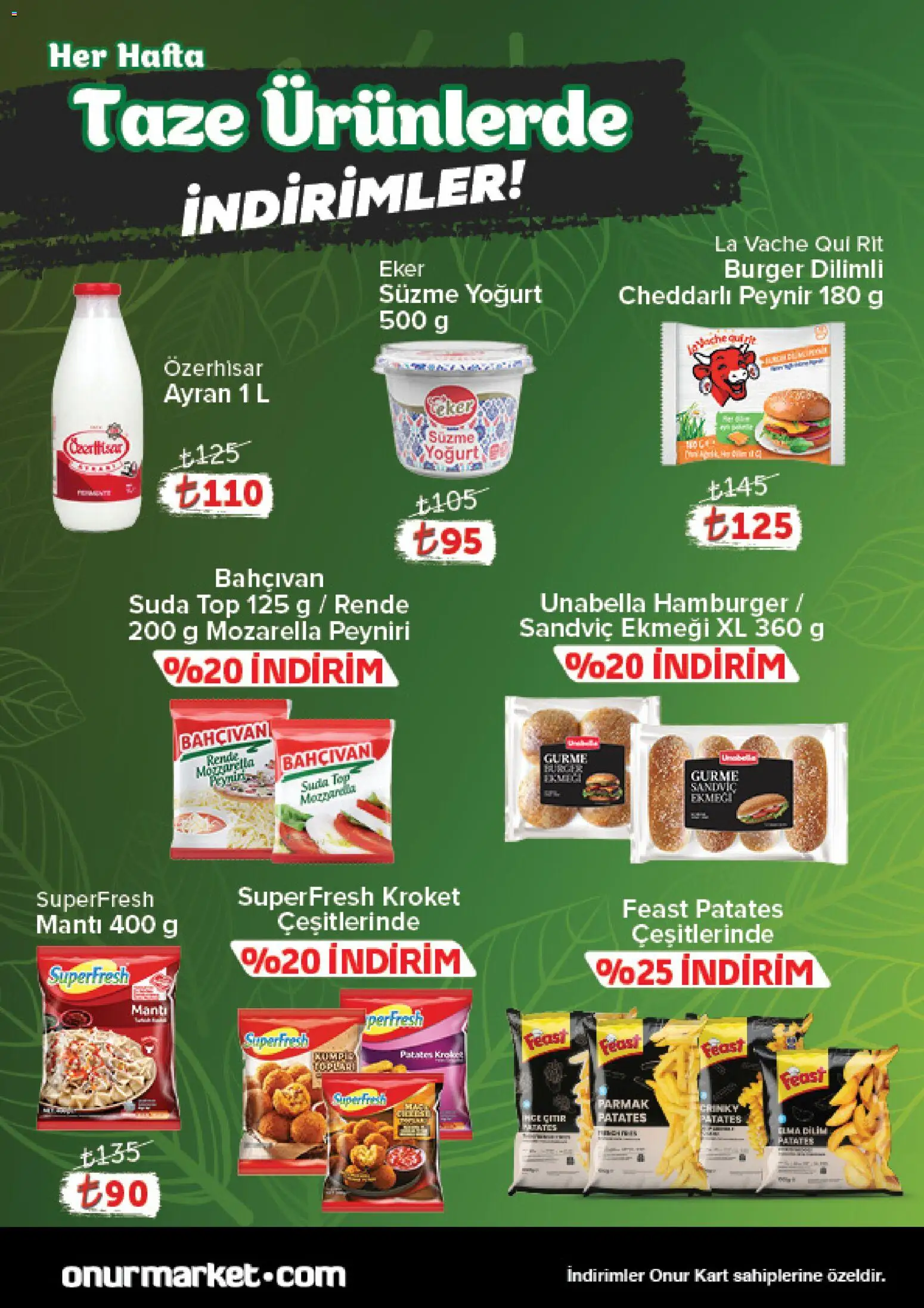 Onur Market Katalog Gurme - Istanbul - 02.01.2026 tarihinden itibaren geçerlidir | Sayfa: 3 | Ürünler: Peynir, Yoğurt, Rende, Patates