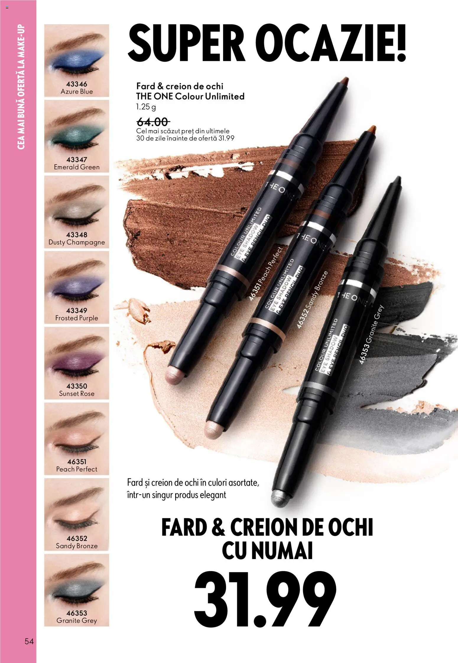 Noul catalog Oriflame – valabil de la 23.12.2025 | Pagină: 54 | Produse: Creion de ochi
