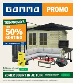 GAMMA folder - Voorbeeld van een folder van GAMMA, geldig van 08.04.2026