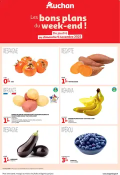 Auchan - Prévisualisation de Auchan - Les bons plans du week-end dans votre hyper ! valide à partir de 06.11.2025