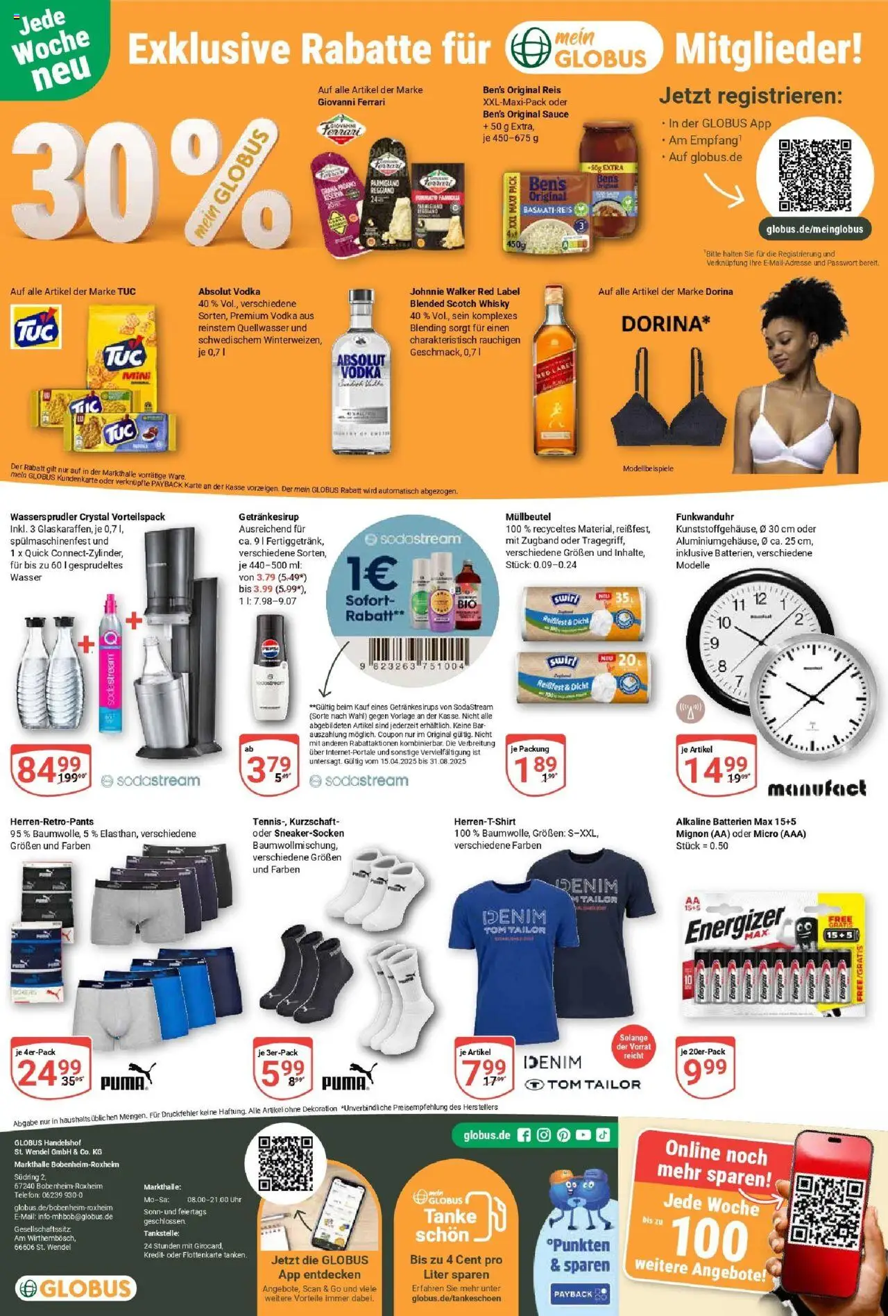 Globus prospekt Bobenheim-Roxheim	 - gültig ab dem 11.08.2025 | Seite: 27 | Produkte: Whisky, Basmatireis, Vodka, Johnnie walker
