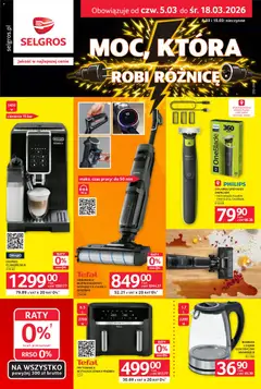 Pogląd oferty "Selgros cash&carry gazetka - Elektro AGD" - ważna od 05.03.2026