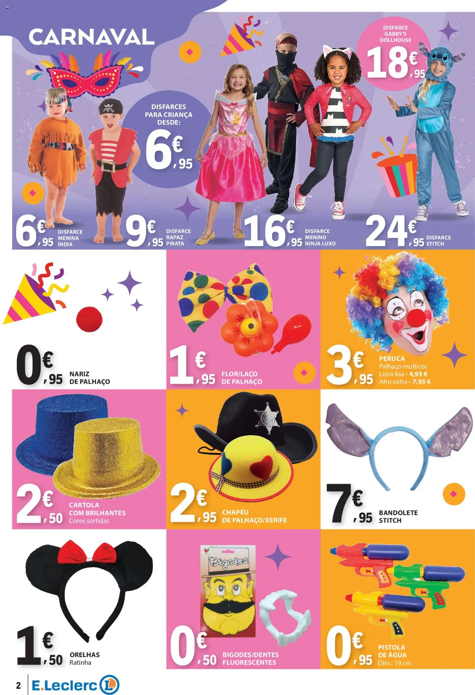 E.Leclerc Não Alimentar │ válido de 29.01.2026 | Página: 2 | Produtos: Agua, Chapéu