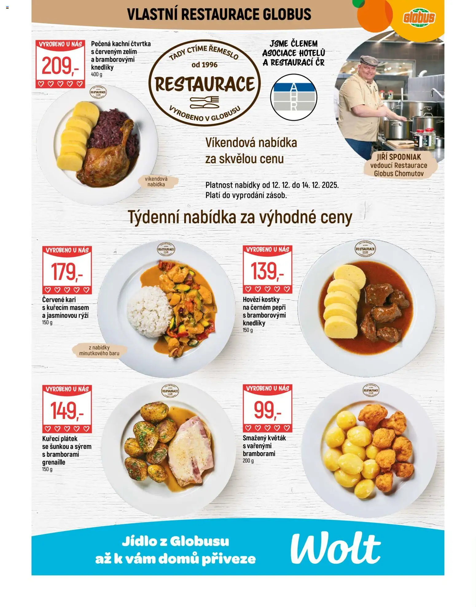 Globus leták - Chomutov od 10.12.2025 | Strana: 5 | Produkty: Hovězí, Globus, Rýži, Kostky