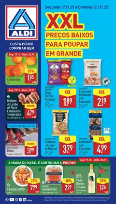 Pré-visualização Aldi folheto válido de 17.11.2025