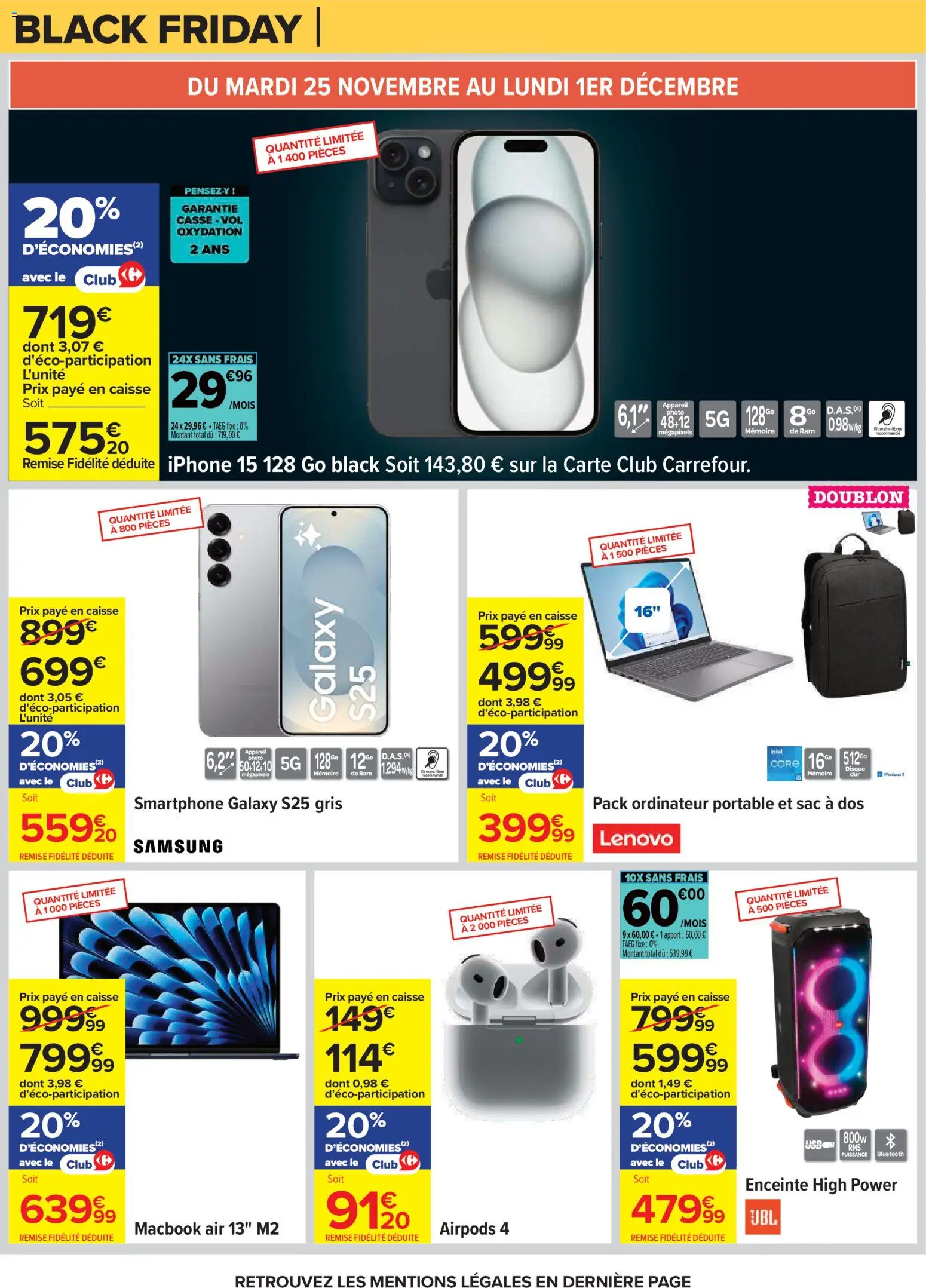 {H1} | Page: 4 | Produits: Smartphone, Appareil photo, Sac, Iphone 15