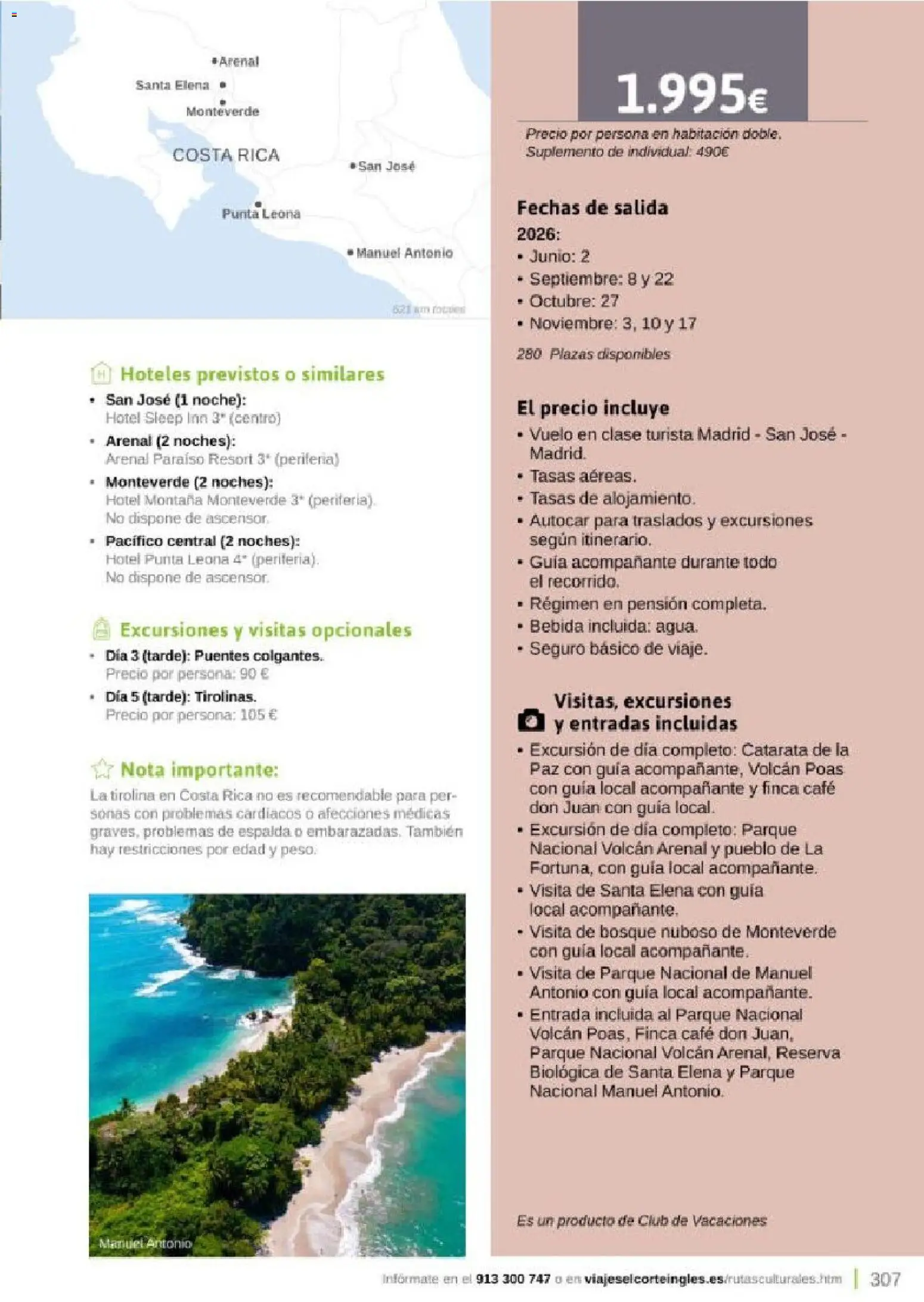 Viajes El Corte Inglés Rutas Culturales de la Comunidad de Madrid │ válido desde el 01.04.2026 | Página: 307 | Productos: Café