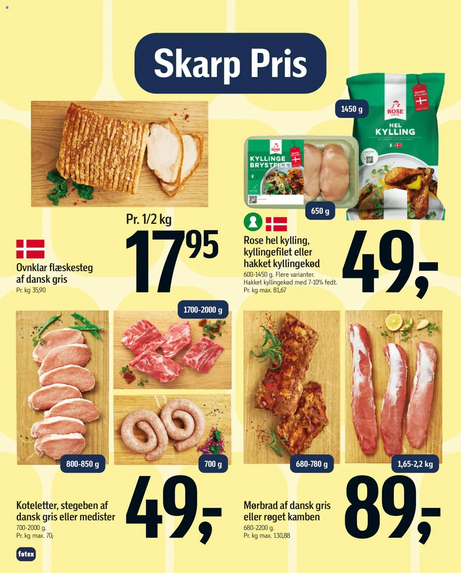 Føtex tilbudsavis – gyldig fra 27.03.2026 | Side: 6 | Produkter: Kyllingekød, Flæskesteg