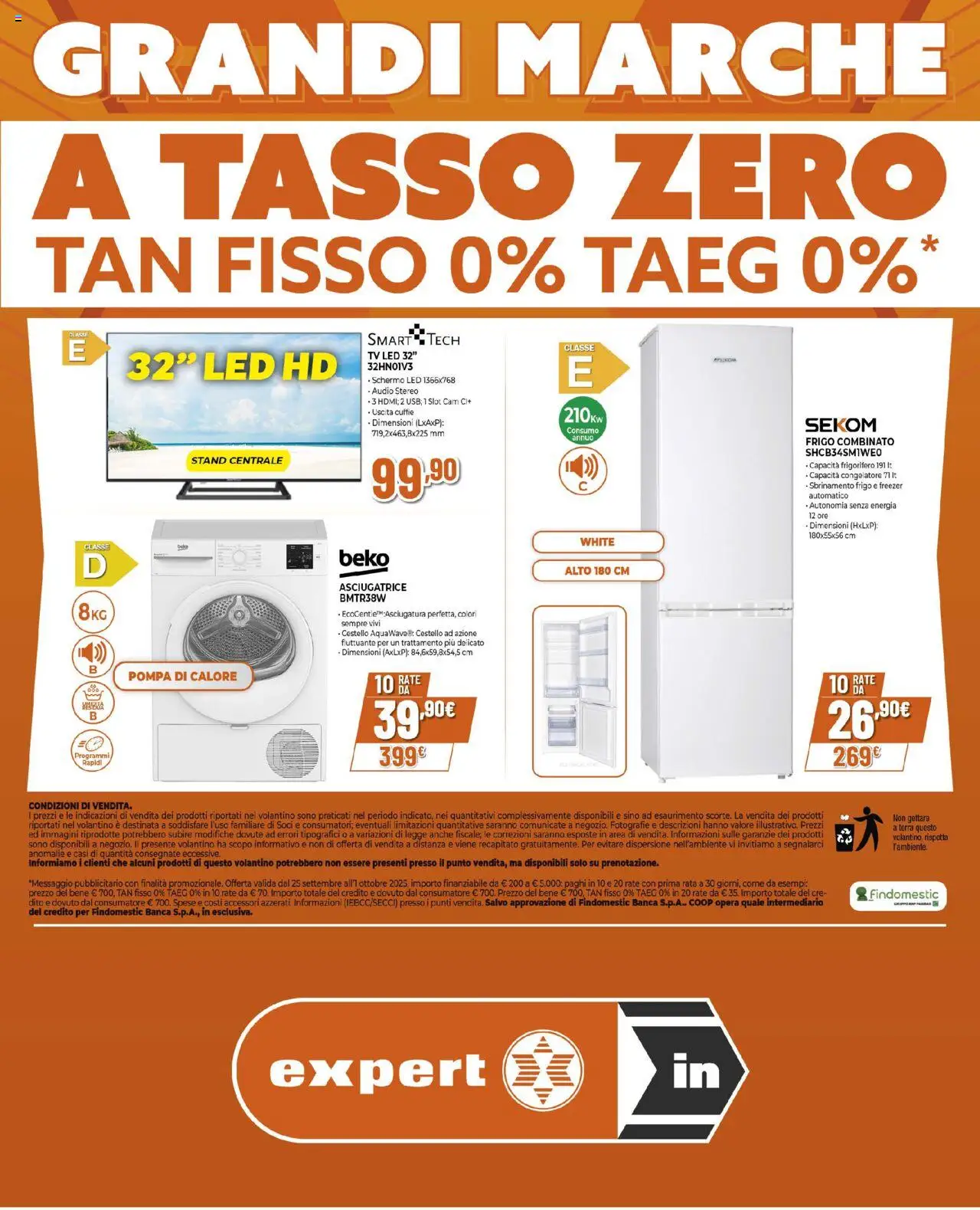 Volantino Ipercoop del 25.09.2025 | Pagina: 8 | Prodotti: TV, Audio, Cuffie, Terra