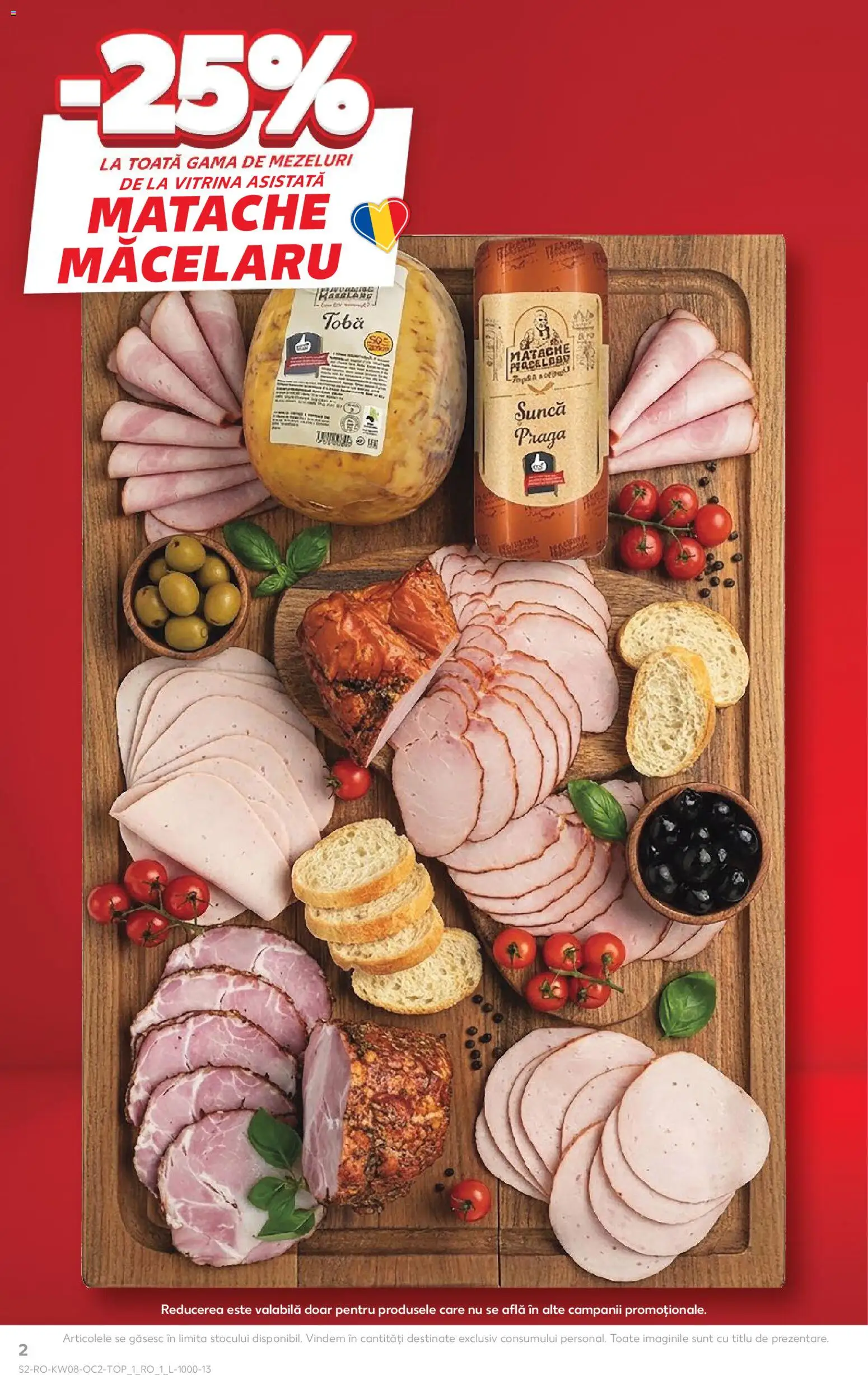 Noul catalog Kaufland – valabil de la 18.02.2026 | Pagină: 2 | Produse: Vitrină, Șuncă