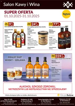 Pogląd oferty "Sużyw Gazetka - Salon kawy i wina" - ważna od 01.10.2025