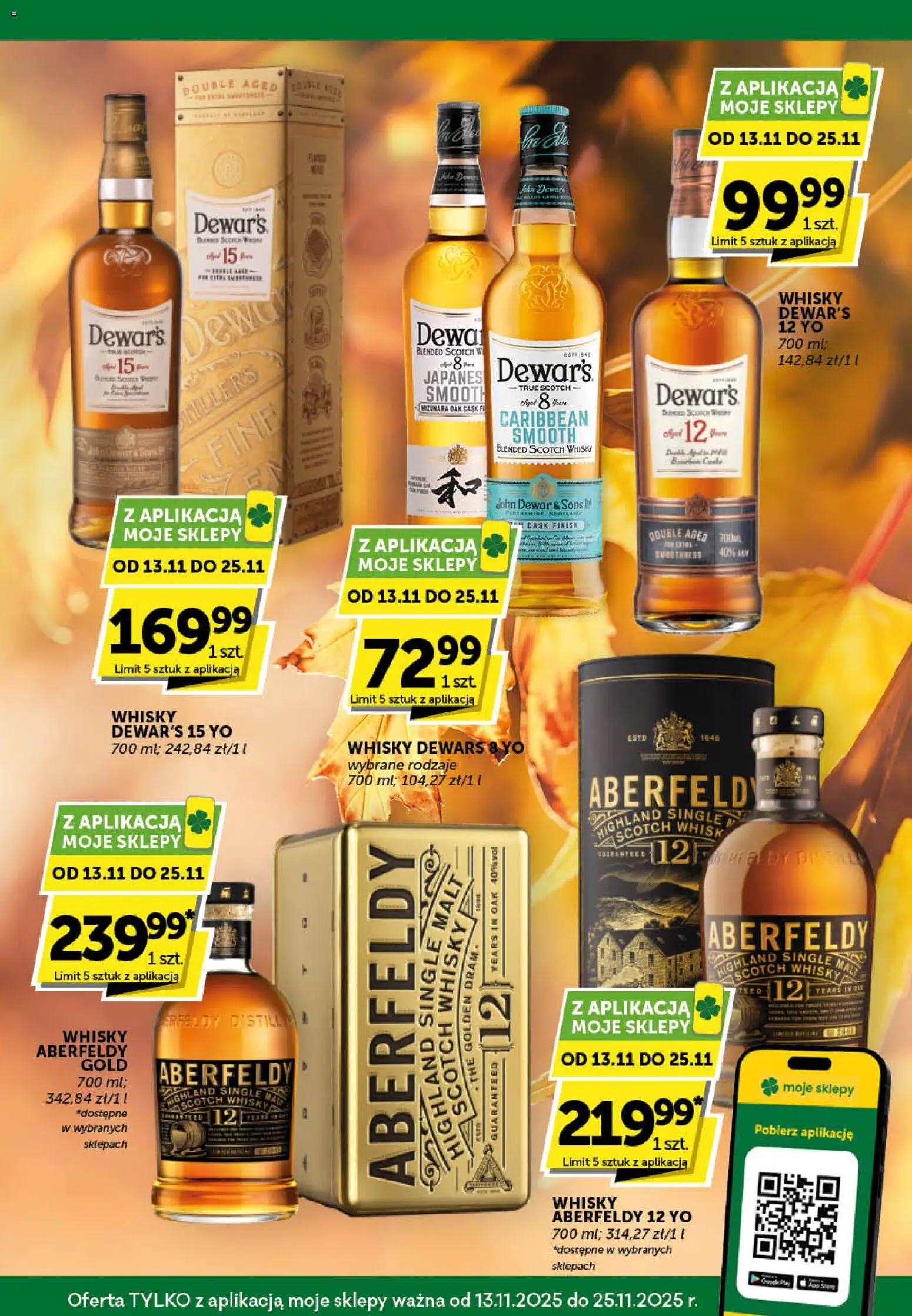 Euro Sklep Gazetka - Katalog alkoholowy od 13.11.2025 | Strona: 9 | Produkty: Dewar'S 15, Whisky Dewars, Finish, Whisky