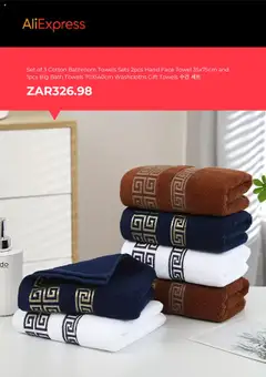 New AliExpress catalogue – valid from 12.09.2025 | Page: 9 | Products: Bath, Towel