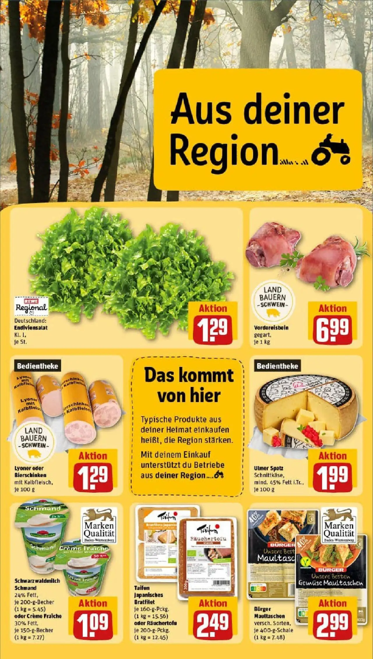 Rewe prospekt Bodelshausen	 – gültig ab 28.09.2025 | Seite: 24 | Produkte: Burger, Creme, Pasta, Maultaschen