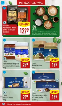 Aldi folder week 16 - Voorbeeld van een folder van Aldi, geldig van 13.04.2026 | Pagina: 30 | Producten: Koffiebonen, Crème