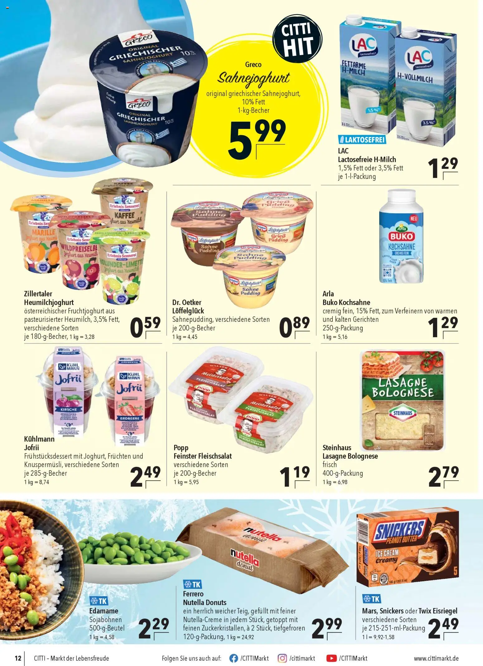 CITTI Markt Prospekt 	 – gültig ab 11.02.2026 | Seite: 12