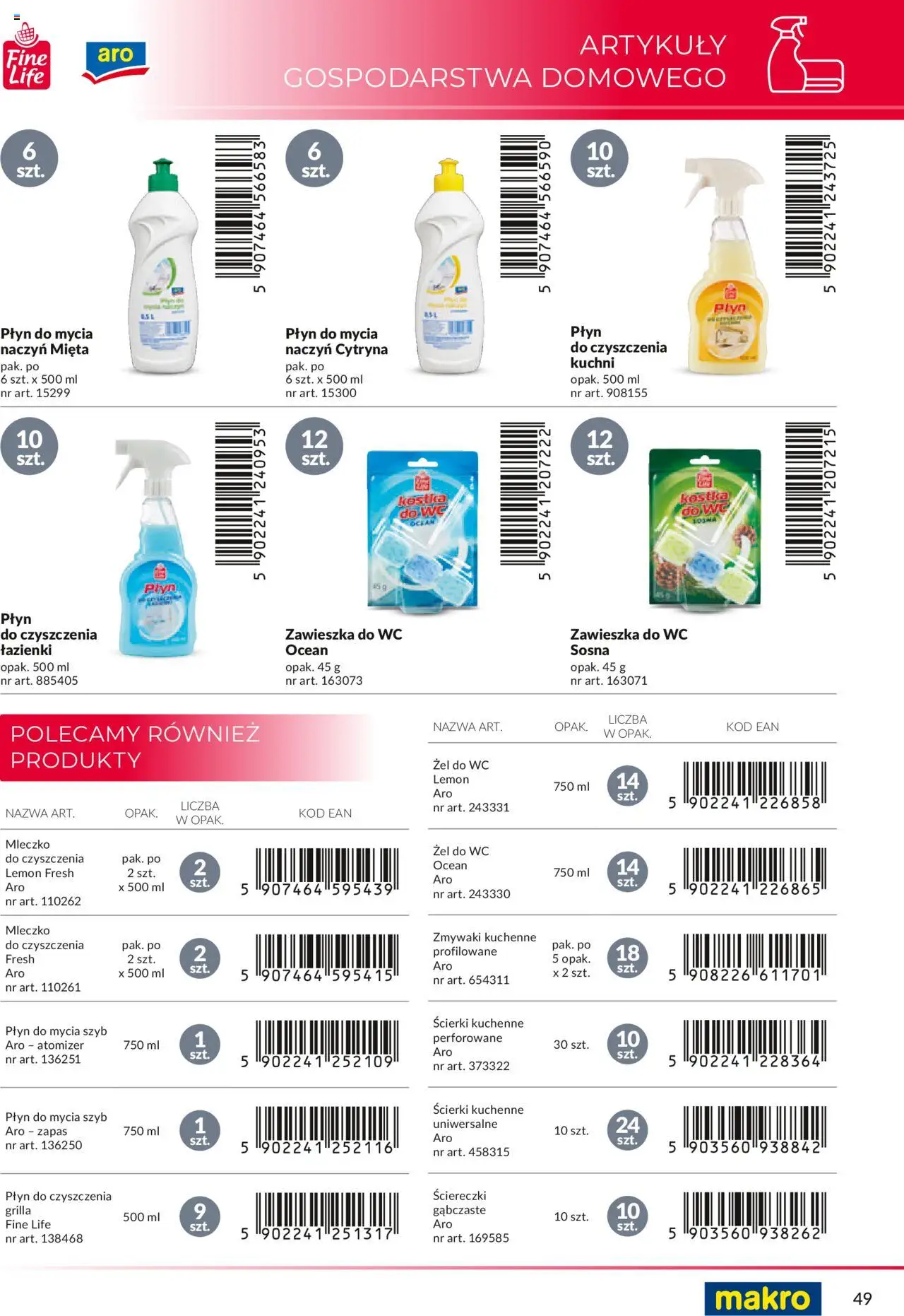 Makro Gazetka - Katalog marek własnych dla właścicieli sklepów od 18.04.2024 | Strona: 49 | Produkty: Cytryna, Mięta