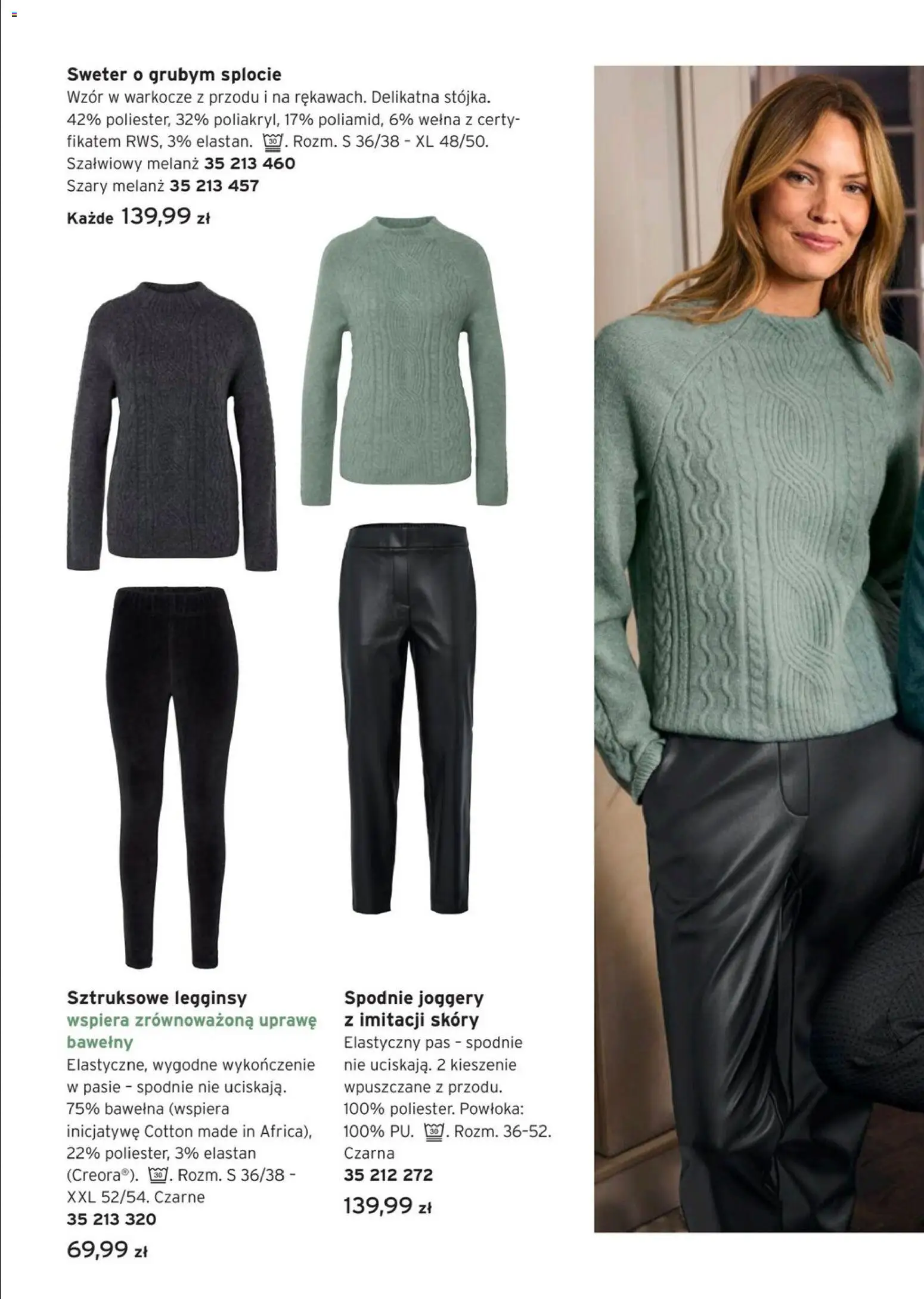 Tchibo promocje od 18.11.2025 | Strona: 10 | Produkty: Sweter, Spodnie, Legginsy