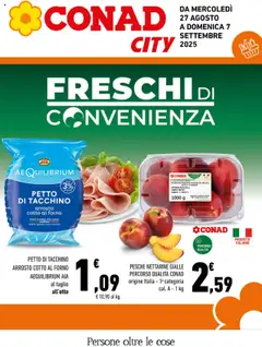 Anteprima del volantino Conad City Lazio catalogo valido a partire dal 27.08.2025