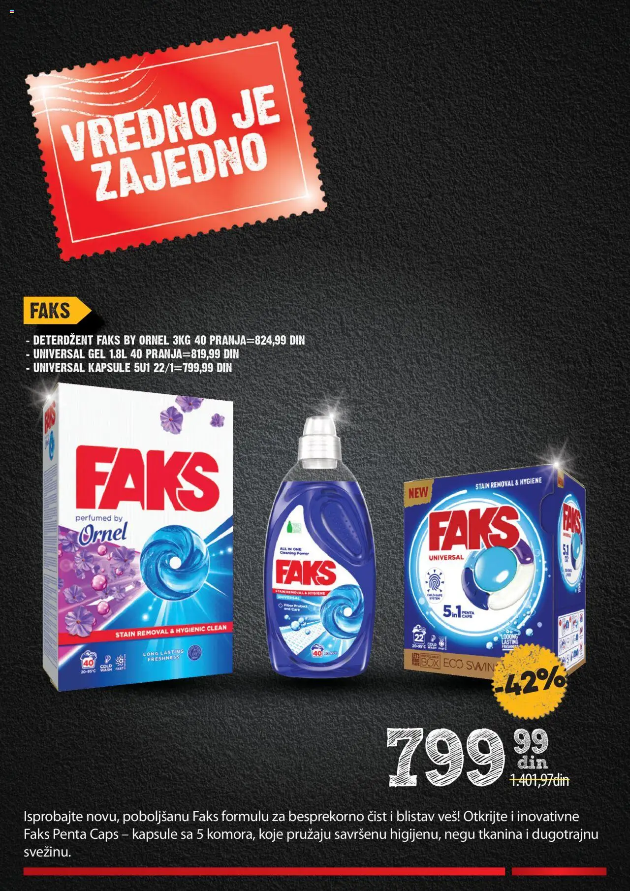 Idea katalog - važi od 18.09.2025 | Strana: 26 | Proizvode: Deterdžent, Kapsule