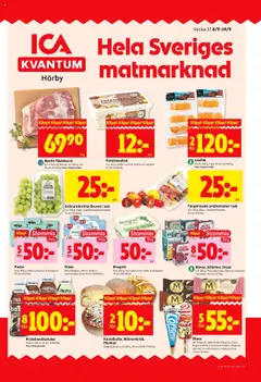 ICA Kvantum - Hörby - Förhandsvisning av reklamblad från butik ICA Kvantum aktuell från 08.09.2025