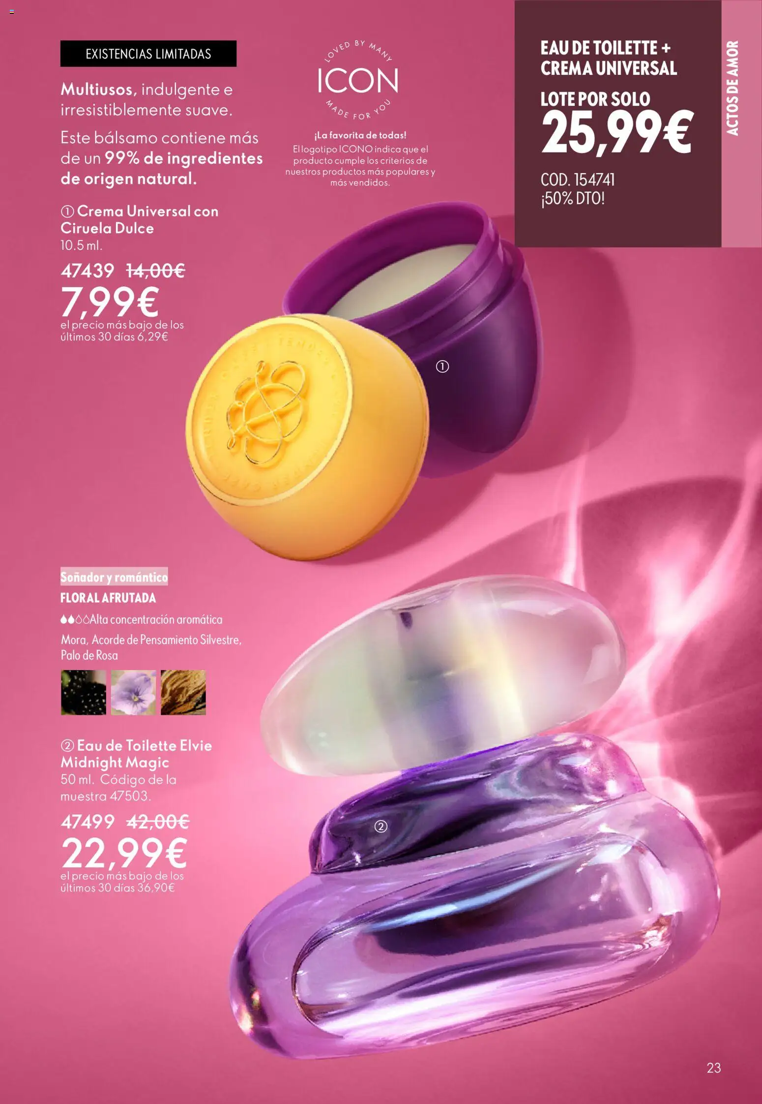 Oriflame - Catálogo Campaña 2 │ válido desde el 28.01.2026 | Página: 23 | Productos: Eau de toilette, Κρεμάστρα, Crema