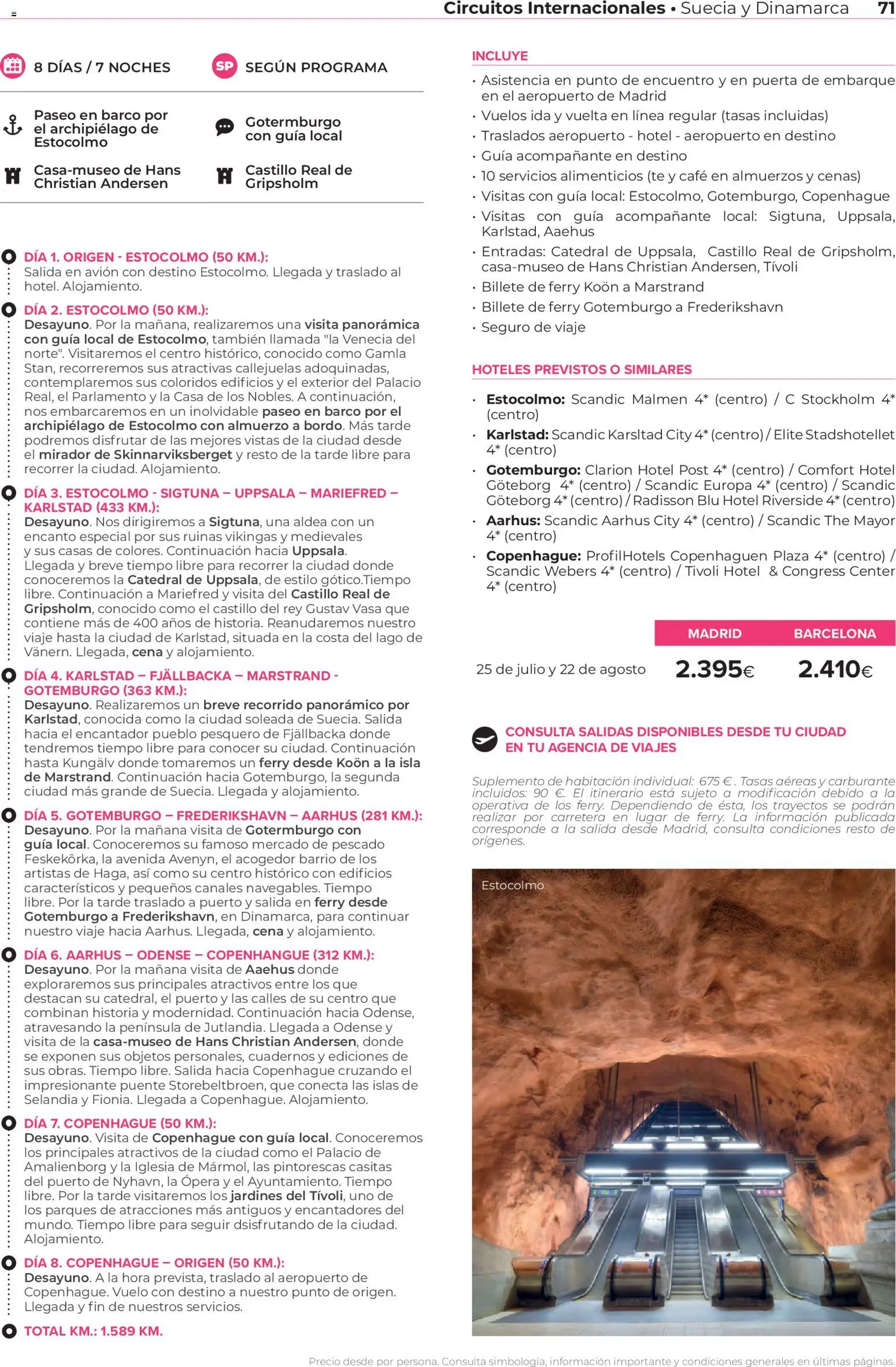 Viajes El Corte Inglés Circuitos exclusivos │ válido desde el 28.03.2026 | Página: 71 | Productos: Café, Pescado, Té