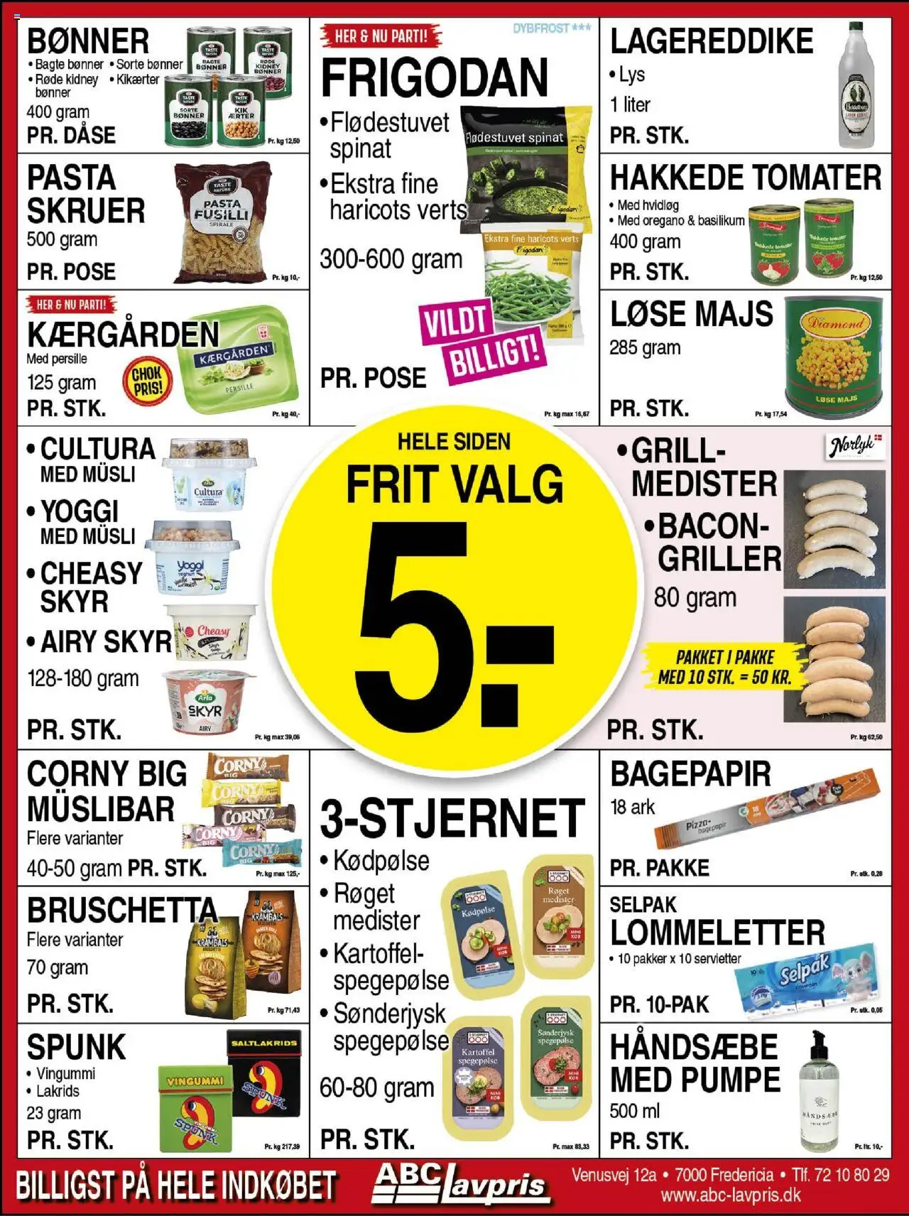 Abc Lavpris Tilbudsavis gyldig fra 20.08.2025 | Side: 2 | Produkter: Müsli, Ærter, Persille, Basilikum