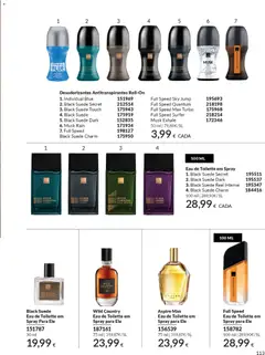 Pré-visualização Black Suede Eau de Toilette em Spray Para Ele, Eau de Toilette válido de 01.01.2026 | Página: 113