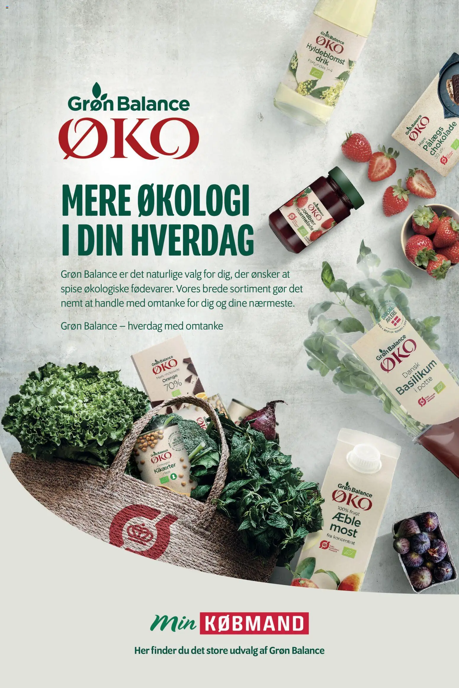 Min Købmand tilbudsavis – gyldig fra 16.01.2026 | Side: 14 | Produkter: Jordbær, Kikærter, Marmelade, Basilikum