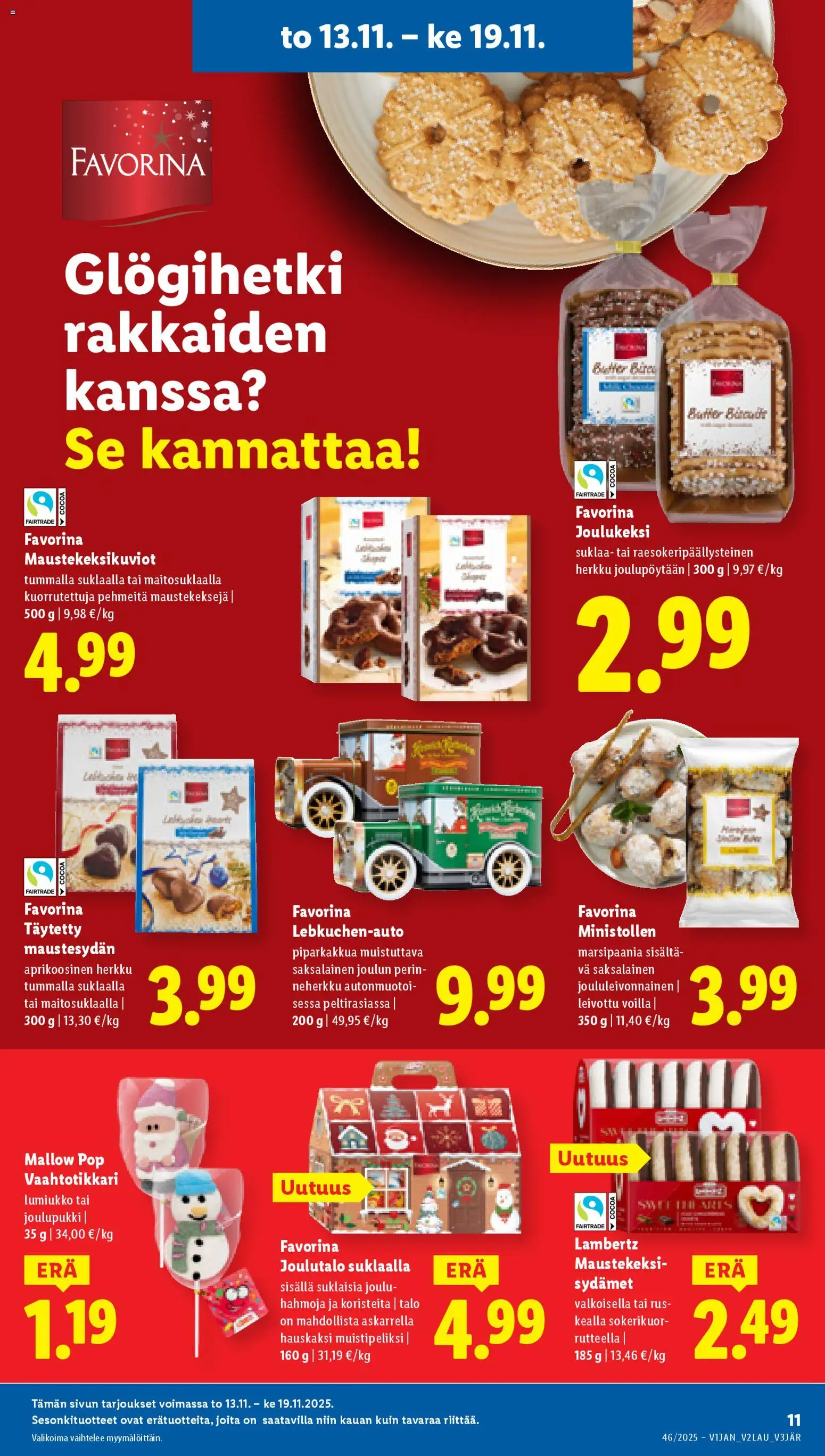 Lidl - Black Friday – voimassa 13.11.2025 alkaen | Sivu: 13 | Tuotteet: Suklaa