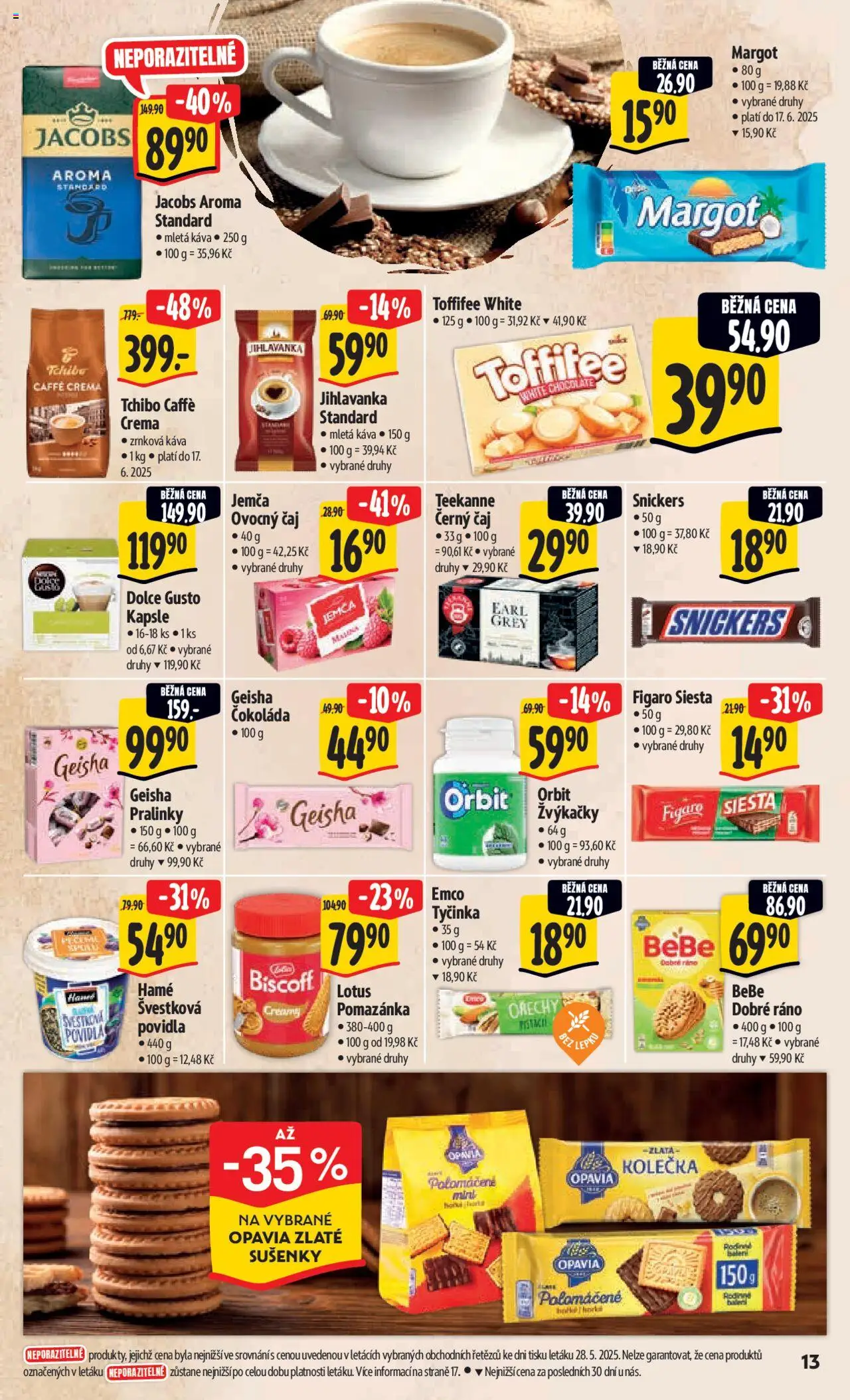 Albert leták - Hypermarket od 04.06.2025 | Strana: 20 | Produkty: Povidla, Jacobs, Crema, Jacobs Aroma