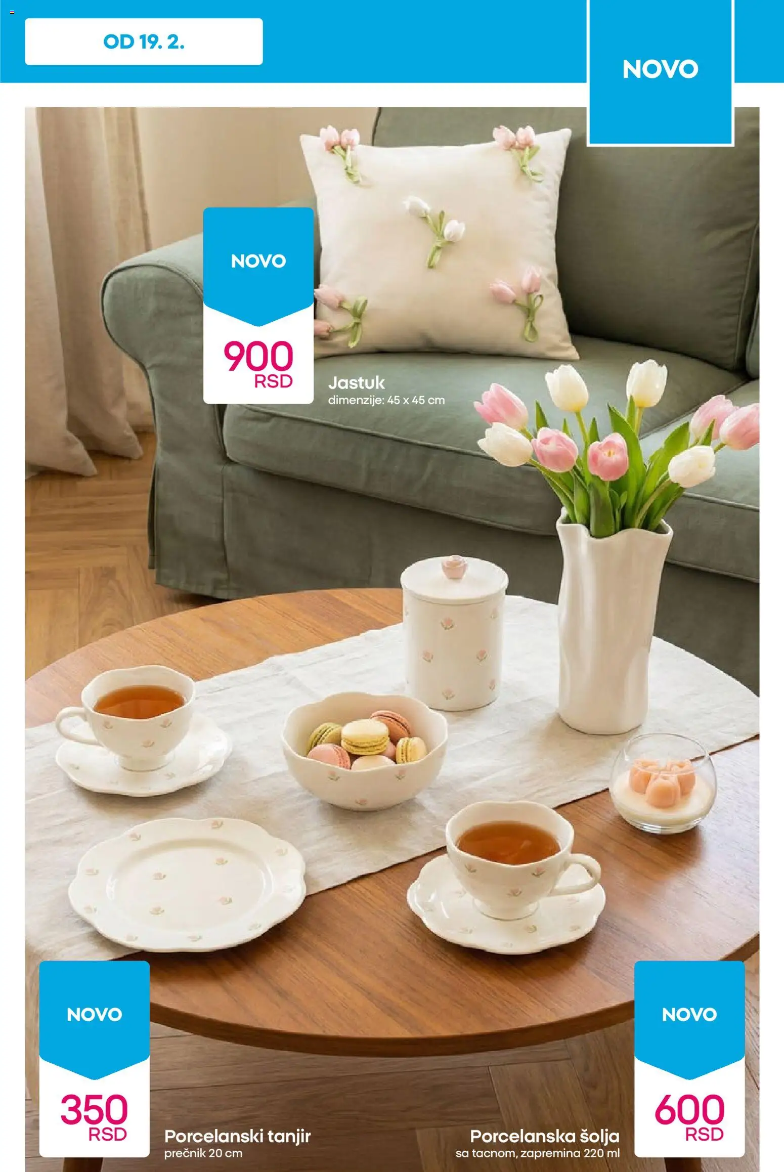 Pepco katalog - važi od 19.02.2026 | Strana: 9 | Proizvode: Tanjir, Jastuk, Šolja