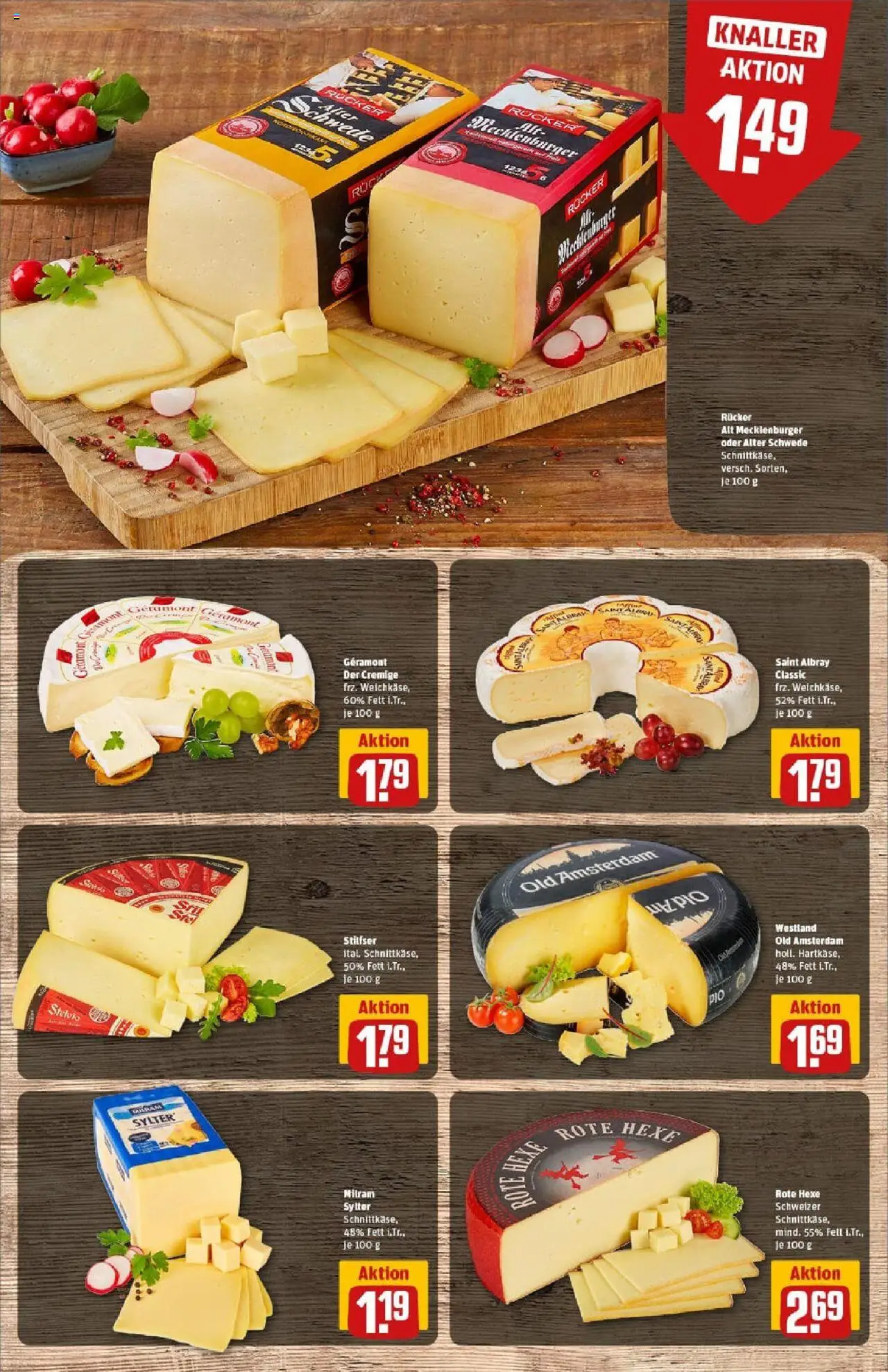 Rewe prospekt Kassel / Niederzwehren	 - gültig ab dem 06.07.2025 | Seite: 13 | Produkte: Geramont, Milram