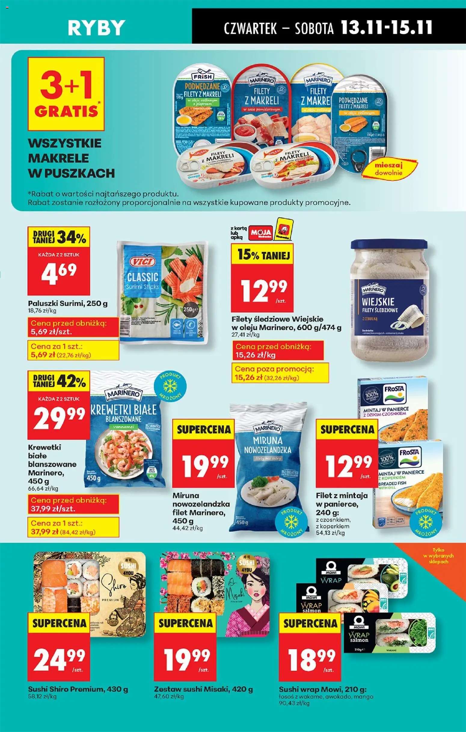 Biedronka gazetka - Oferta w tym tygodniu od 13.11.2025 | Strona: 29 | Produkty: Wakame, Paluszki surimi, Paluszki, Zestaw sushi