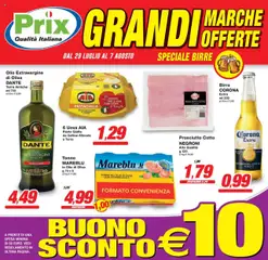 Anteprima del volantino Prix Mirano catalogo valido a partire dal 29.07.2025