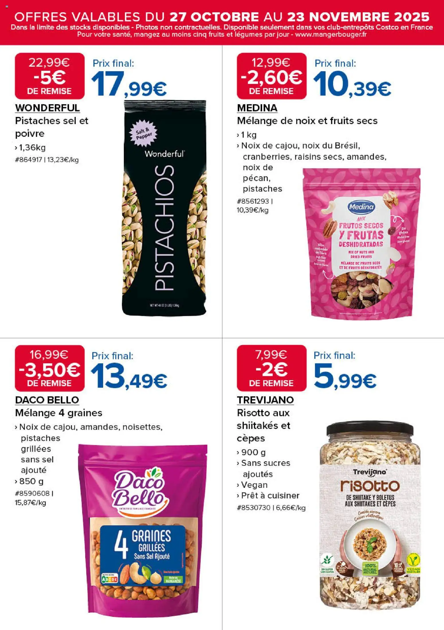 {H1} | Page: 6 | Produits: Poivre, Pistaches, Noix, Fruits secs